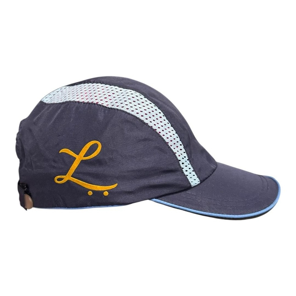Trendwave Hat Cap Strap Back Navy Blue Mesh Ventilated Athletic Breathable Mens